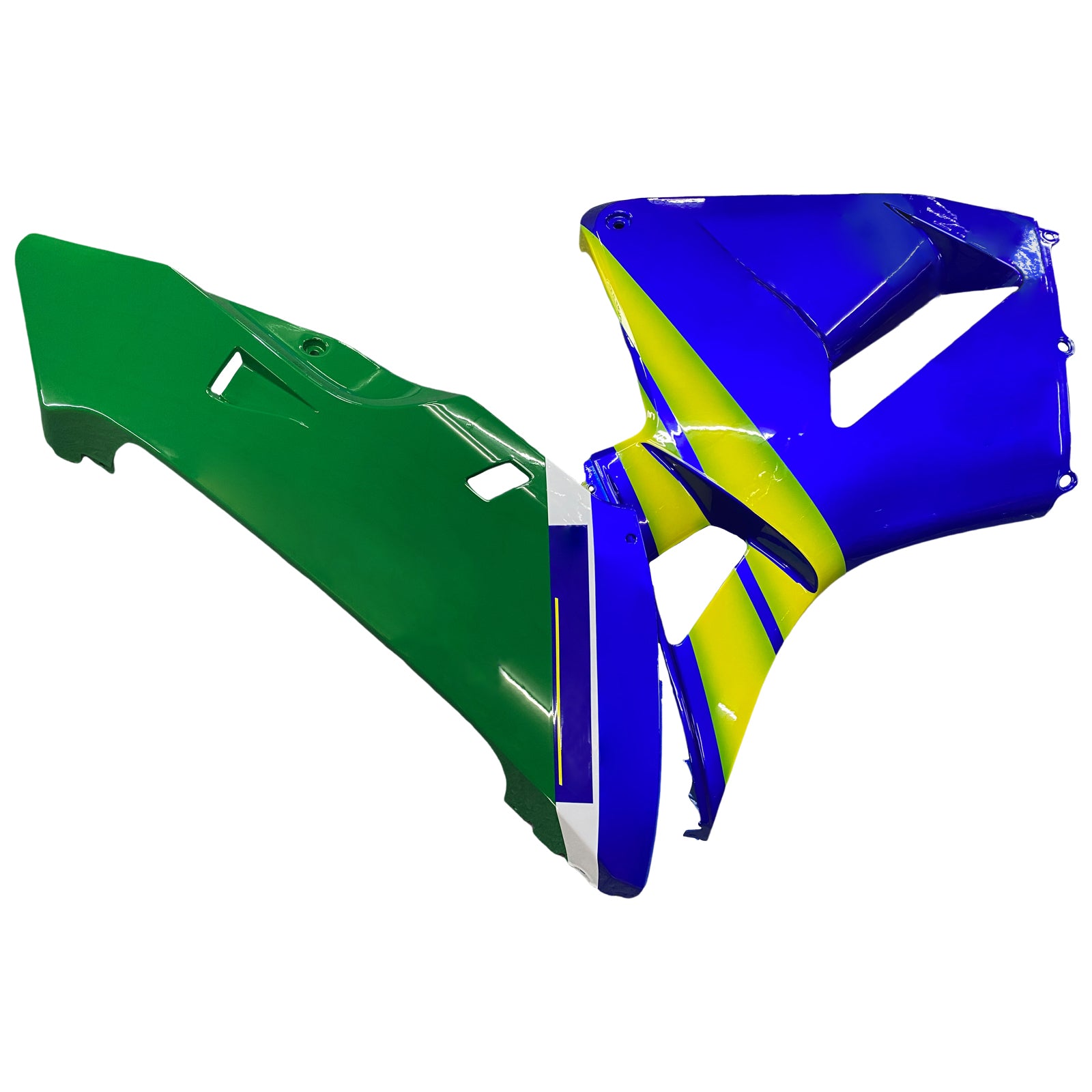 Amotopart 2005-2006 Honda CBR600RR Fairing Blue&Green Kit