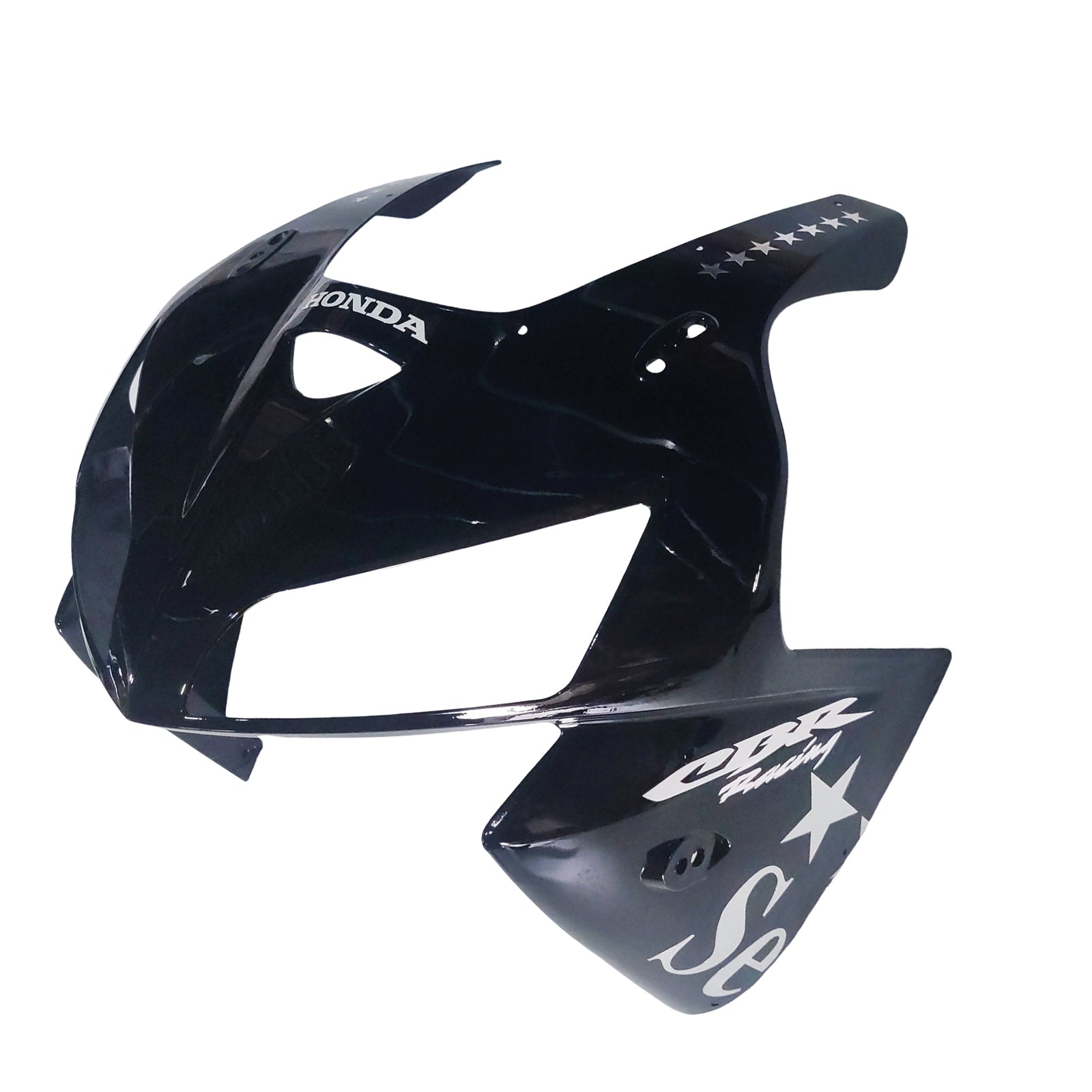 Amotopart 2005-2006 Honda CBR600RR Black&Silver Accent Fairing Kit