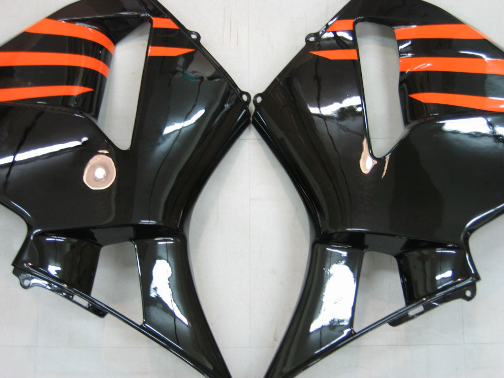 Amotopart 2005-2006 Honda CBR600RR Black&Orange Fairing Kit
