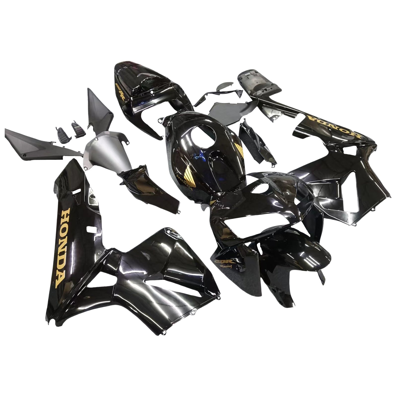 Amotopart 2005-2006 Honda CBR600RR Fairing Black Kit