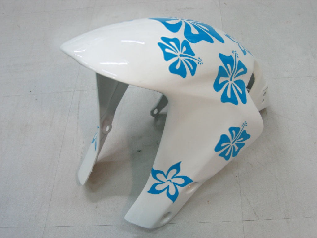 Amotopart 2005-2006 Honda CBR600RR White&Blue Accent Fairing Kit