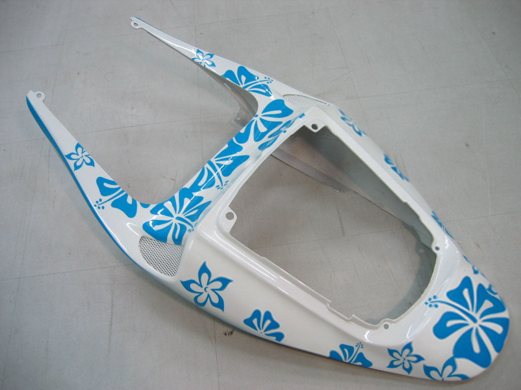 Amotopart 2005-2006 Honda CBR600RR White&Blue Accent Fairing Kit