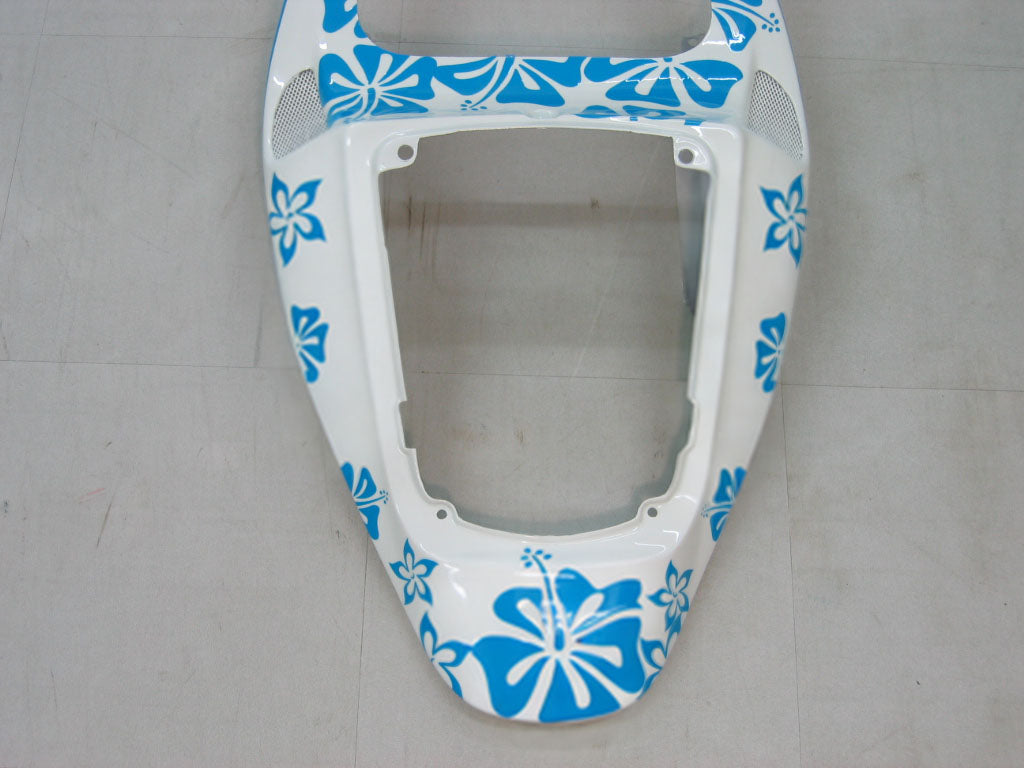Amotopart 2005-2006 Honda CBR600RR White&Blue Accent Fairing Kit