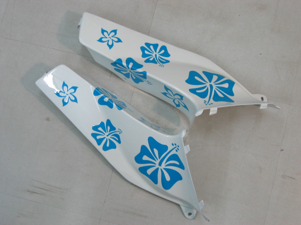 Amotopart 2005-2006 Honda CBR600RR White&Blue Accent Fairing Kit