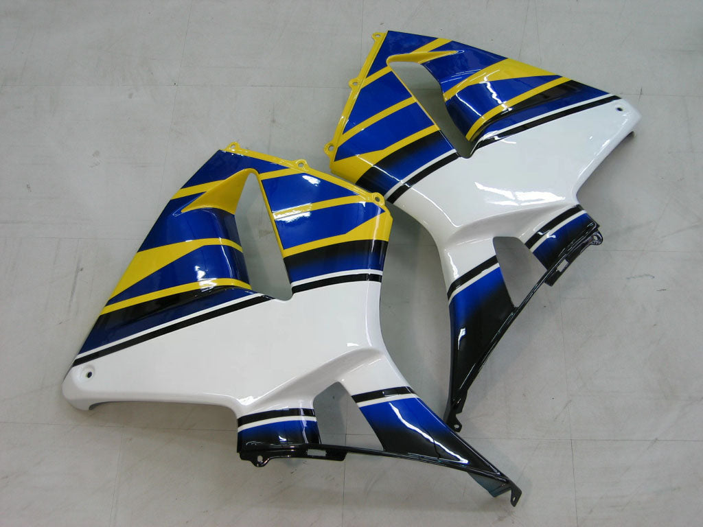 Amotopart 2005-2006 Honda CBR600RR Gelb&Bblauer Style1 Verkleidungssatz