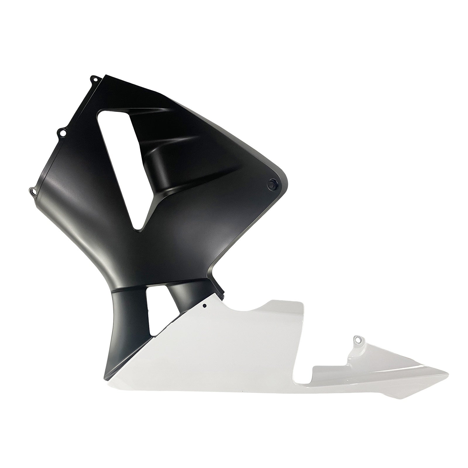 Amotopart 2005-2006 Honda CBR600RR Black White Fairing Kit