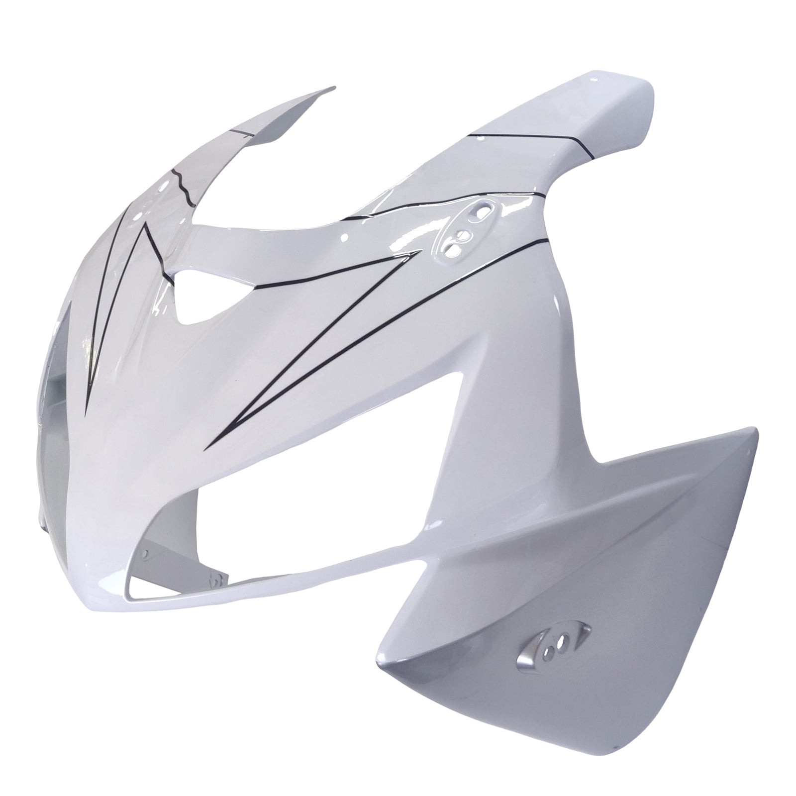 Amotopart 2005 2006 Honda CBR600RR White&Sliver Fairing Kit