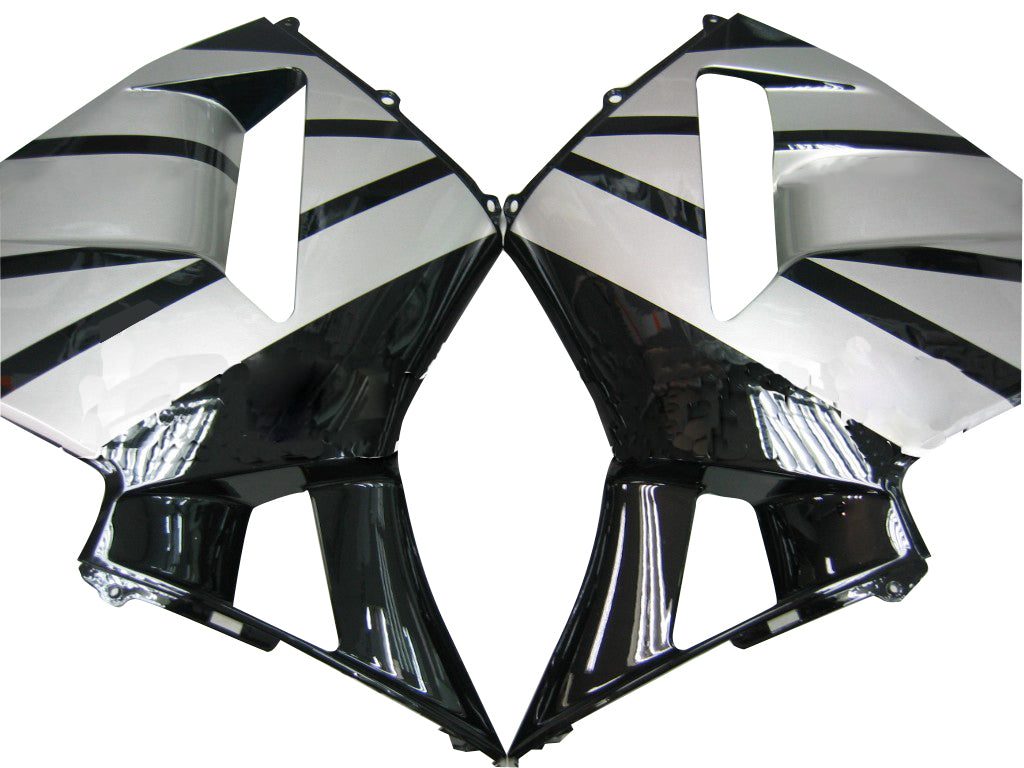 Amotopart 2005–2006 Honda CBR600RR Weiß Schwarz Verkleidungsset