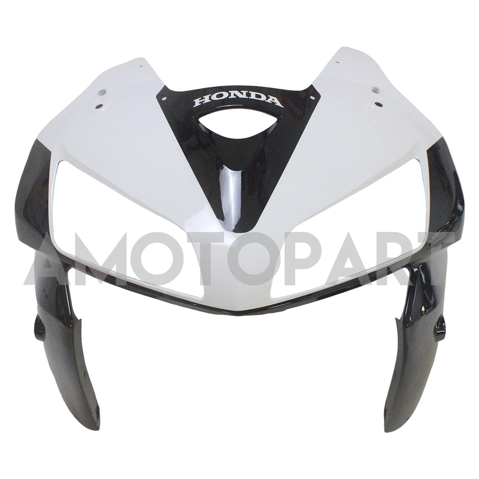 Amotopart 2005-2006 Honda CBR600RR Black&White Fairing Kit、