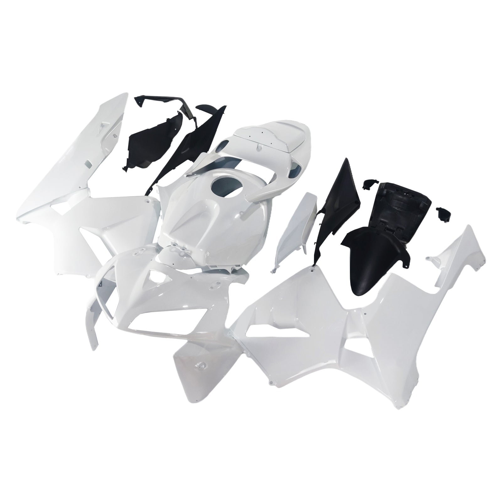 Amotopart 2005-2006 Honda CBR600RR White Fairing Kit