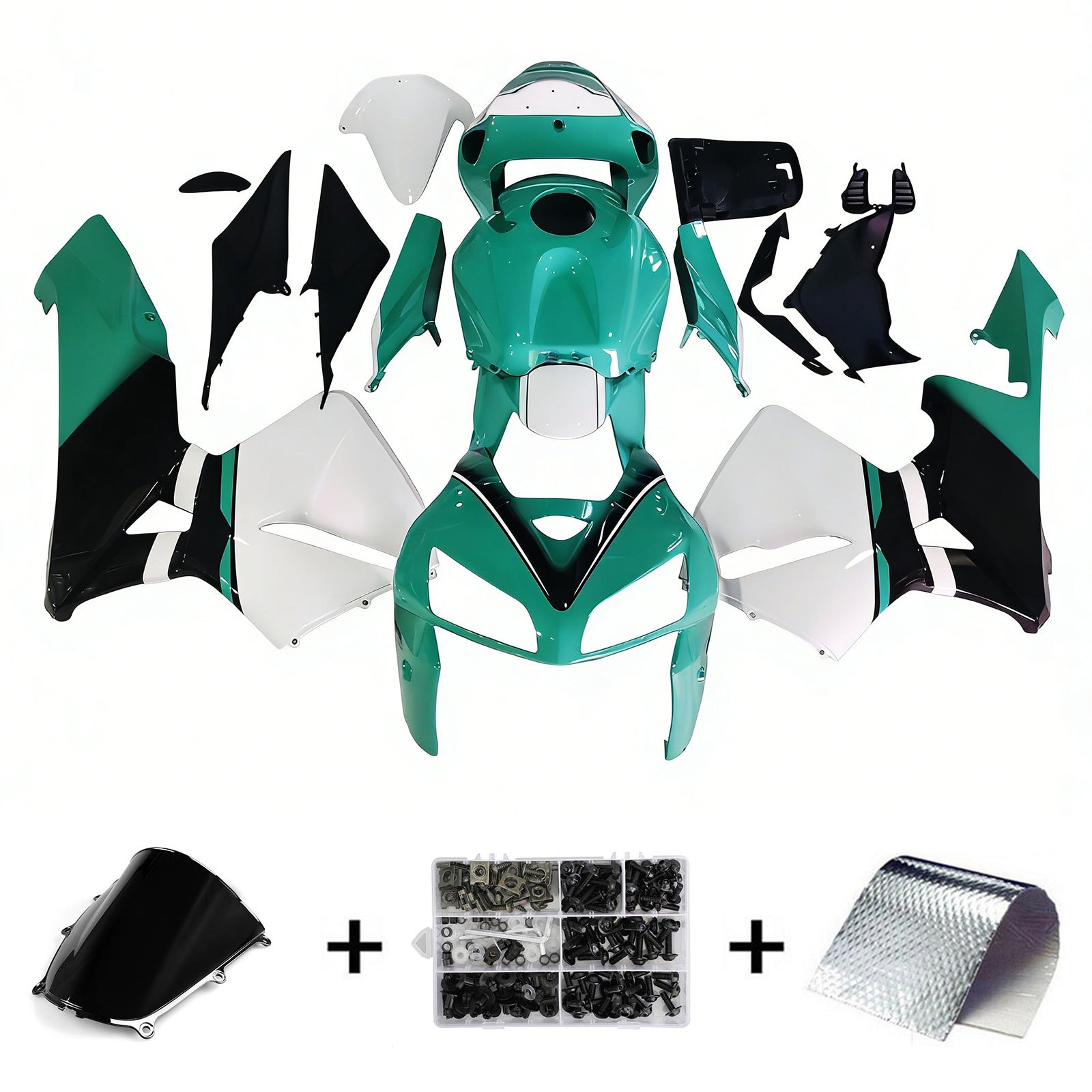 Amotopart 2005-2006 Honda CBR600RR Pale Cyan Fairing Kit