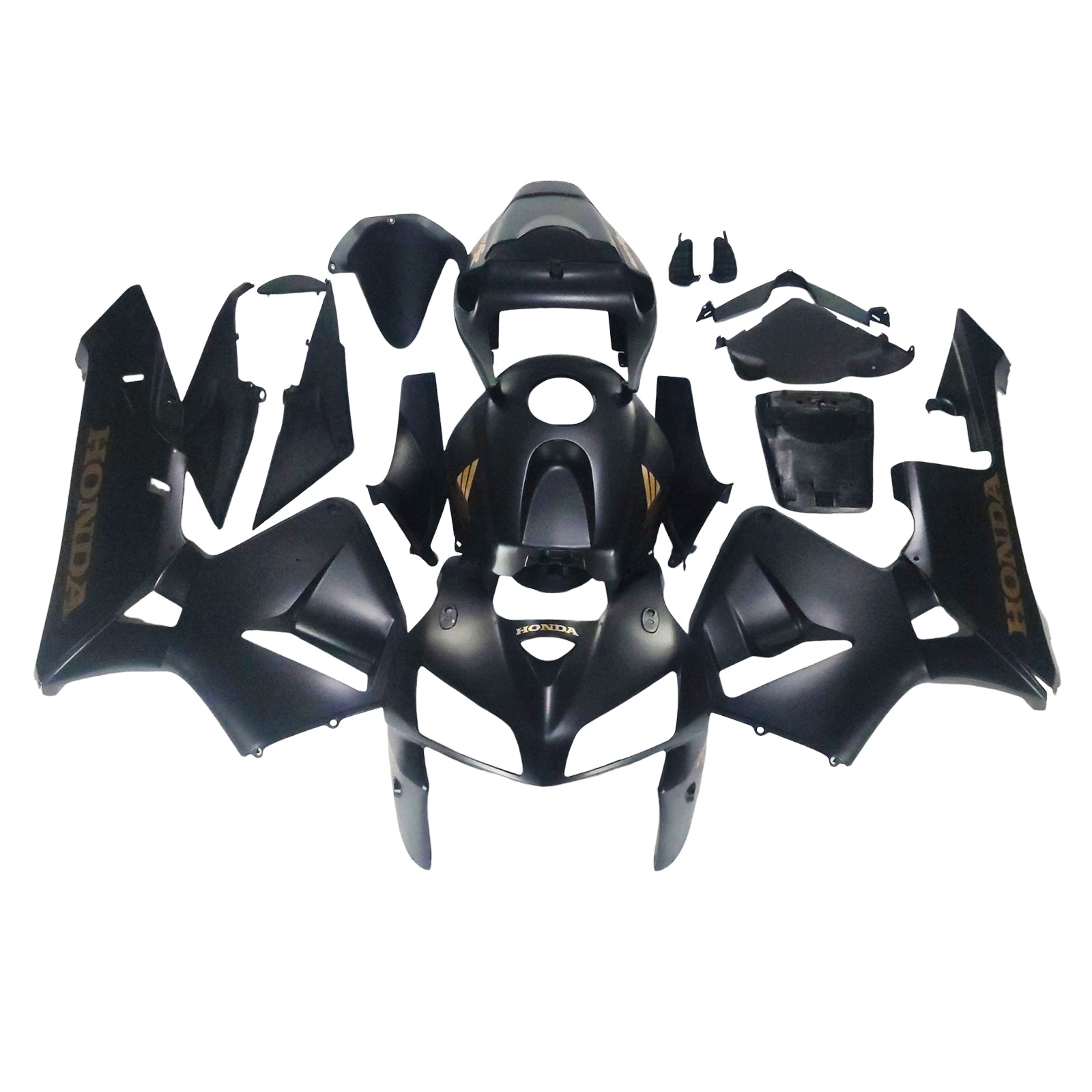 Amotopart 2005-2006 Honda CBR600RR Matte Black Fairing Kit