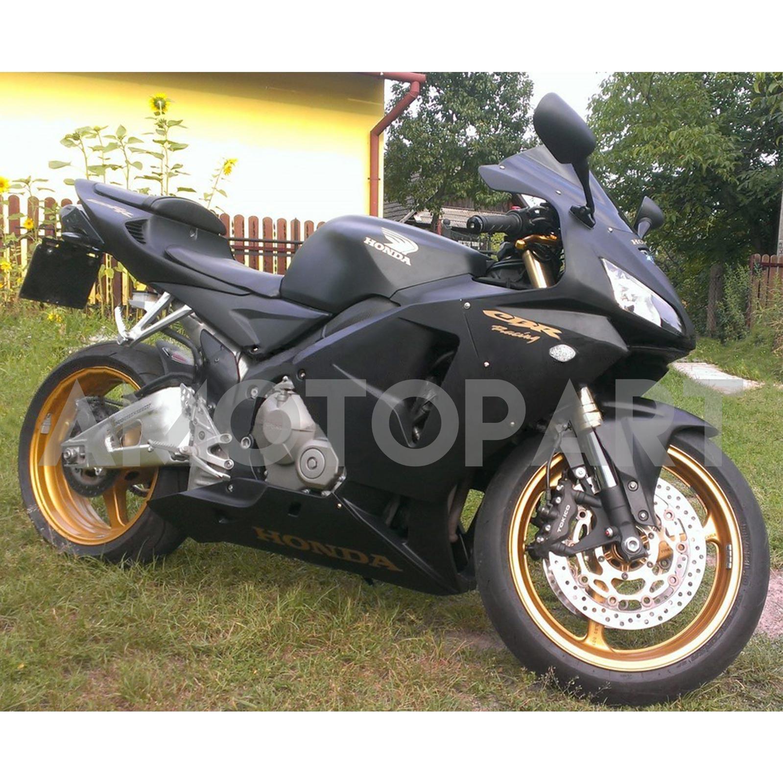 Amotopart 2005-2006 Honda CBR600RR Matte Black Fairing Kit