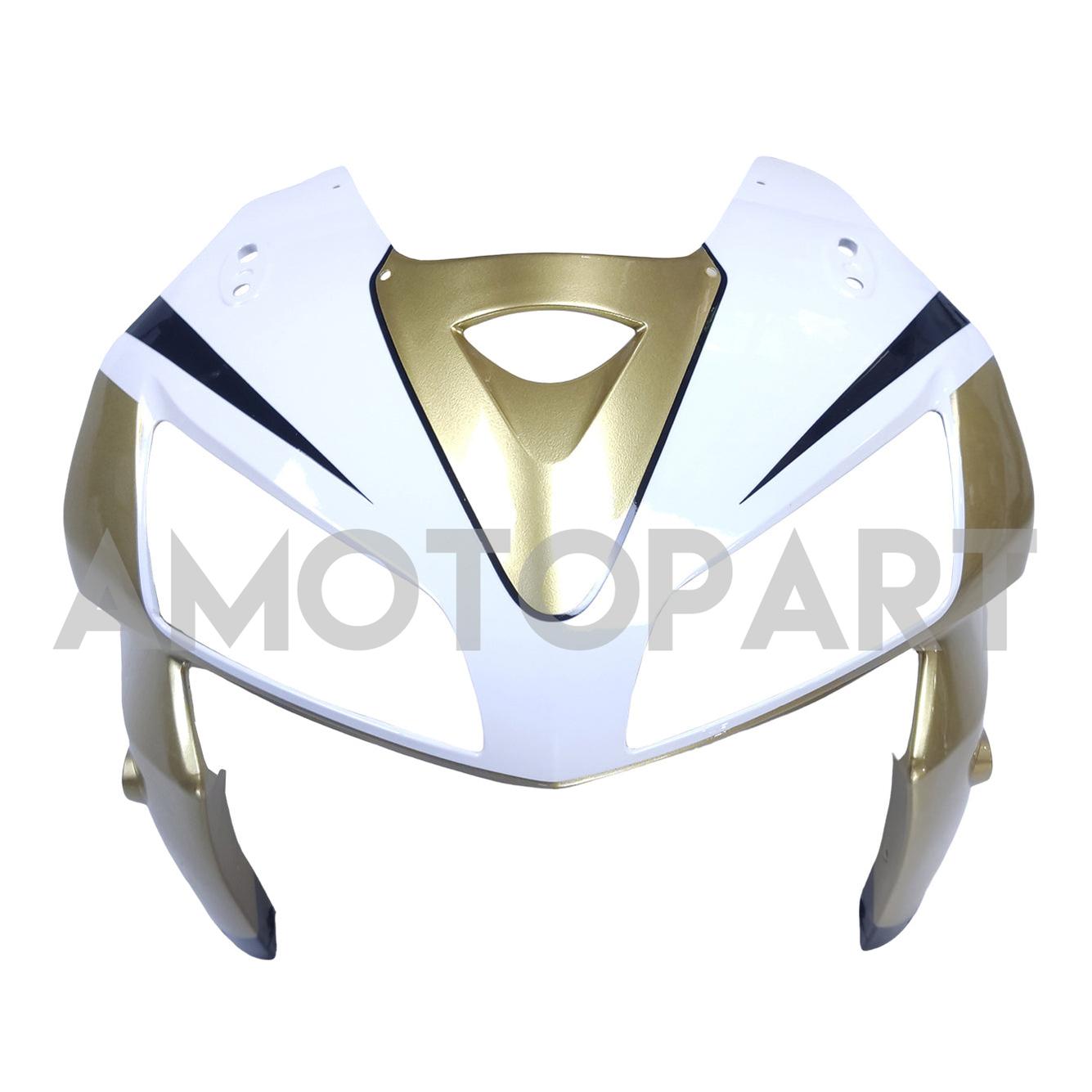 Amotopart 2005 2006 Honda CBR600RR Gold&White Fairing Kit