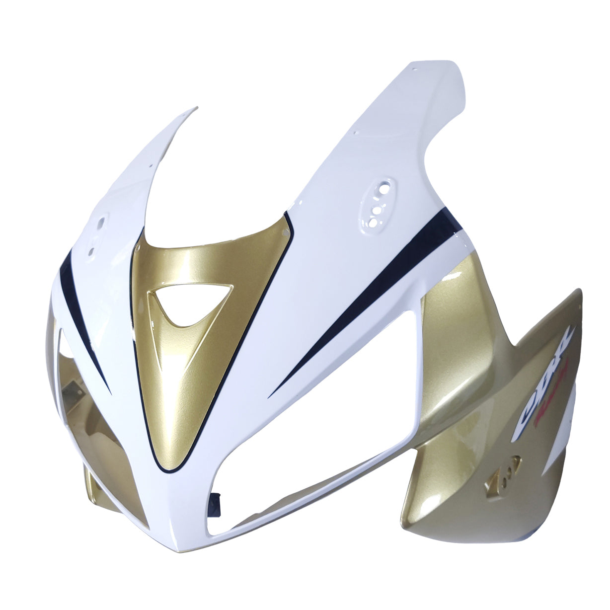 Amotopart 2005 2006 Honda CBR600RR Gold&White Fairing Kit