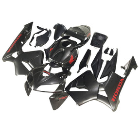 Amotopart 2005 2006 Honda CBR600RR nero con kit carenatura logo rosso