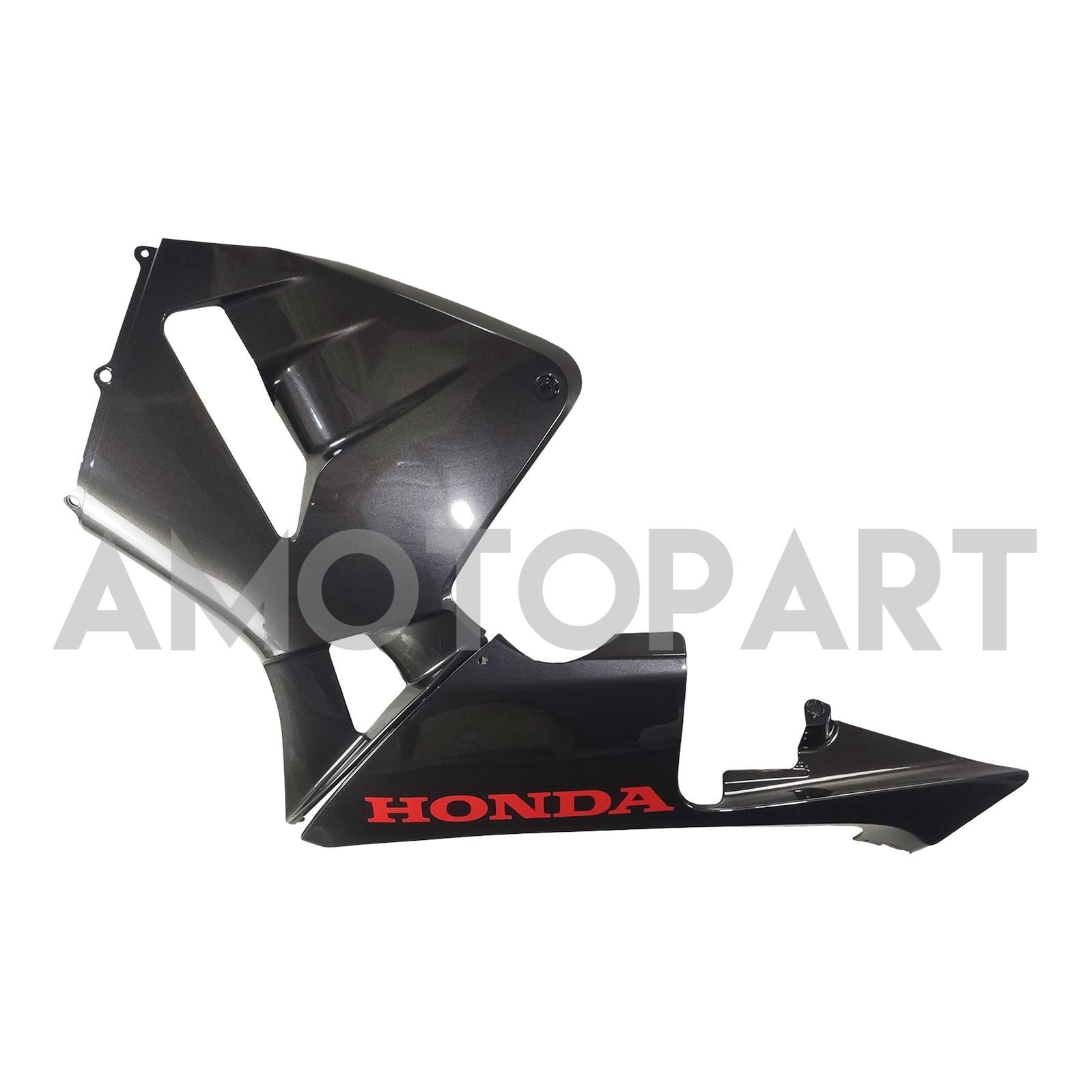 Amotopart 2005 2006 Honda CBR600RR Black with Red Logo Fairing Kit