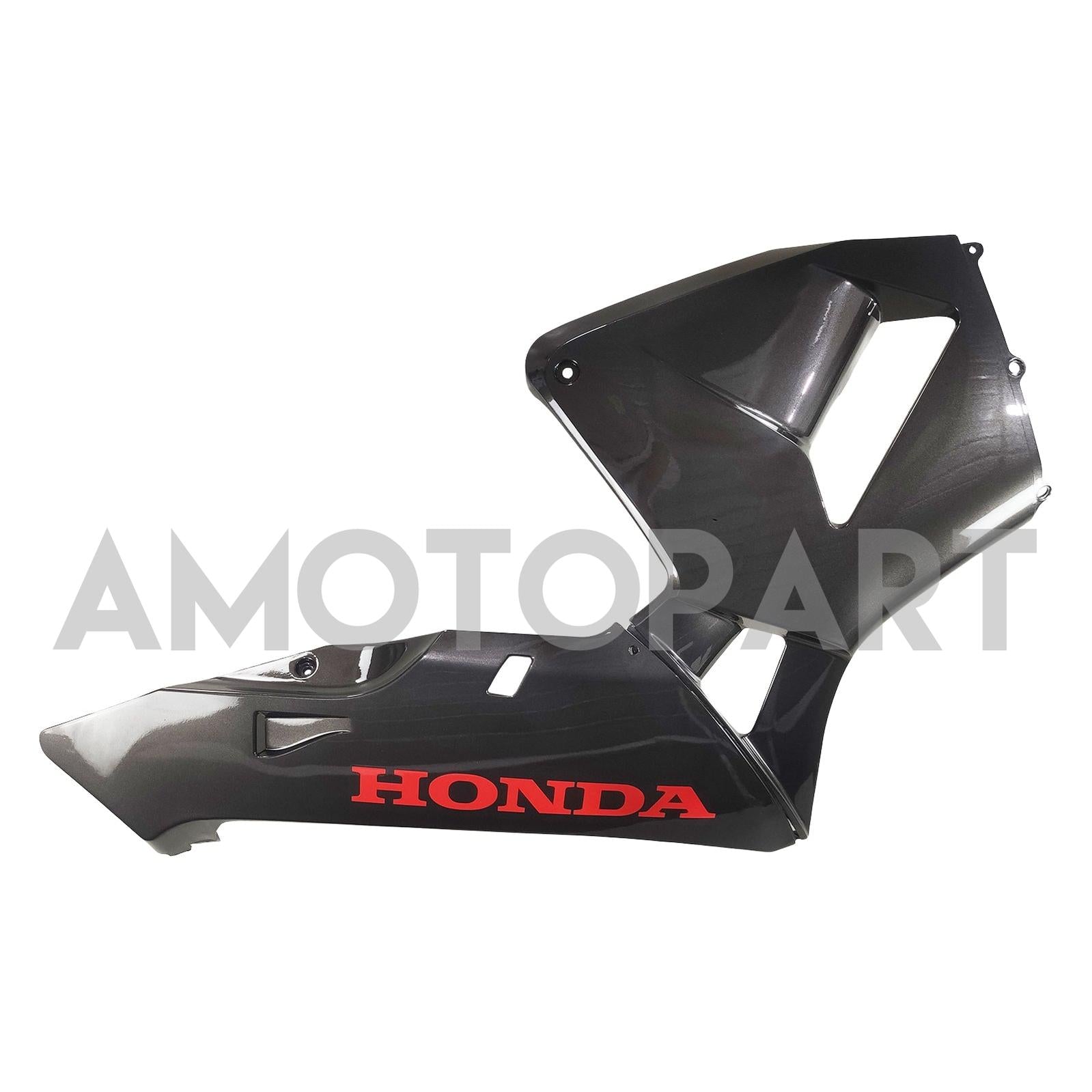 Amotopart 2005 2006 Honda CBR600RR Black with Red Logo Fairing Kit