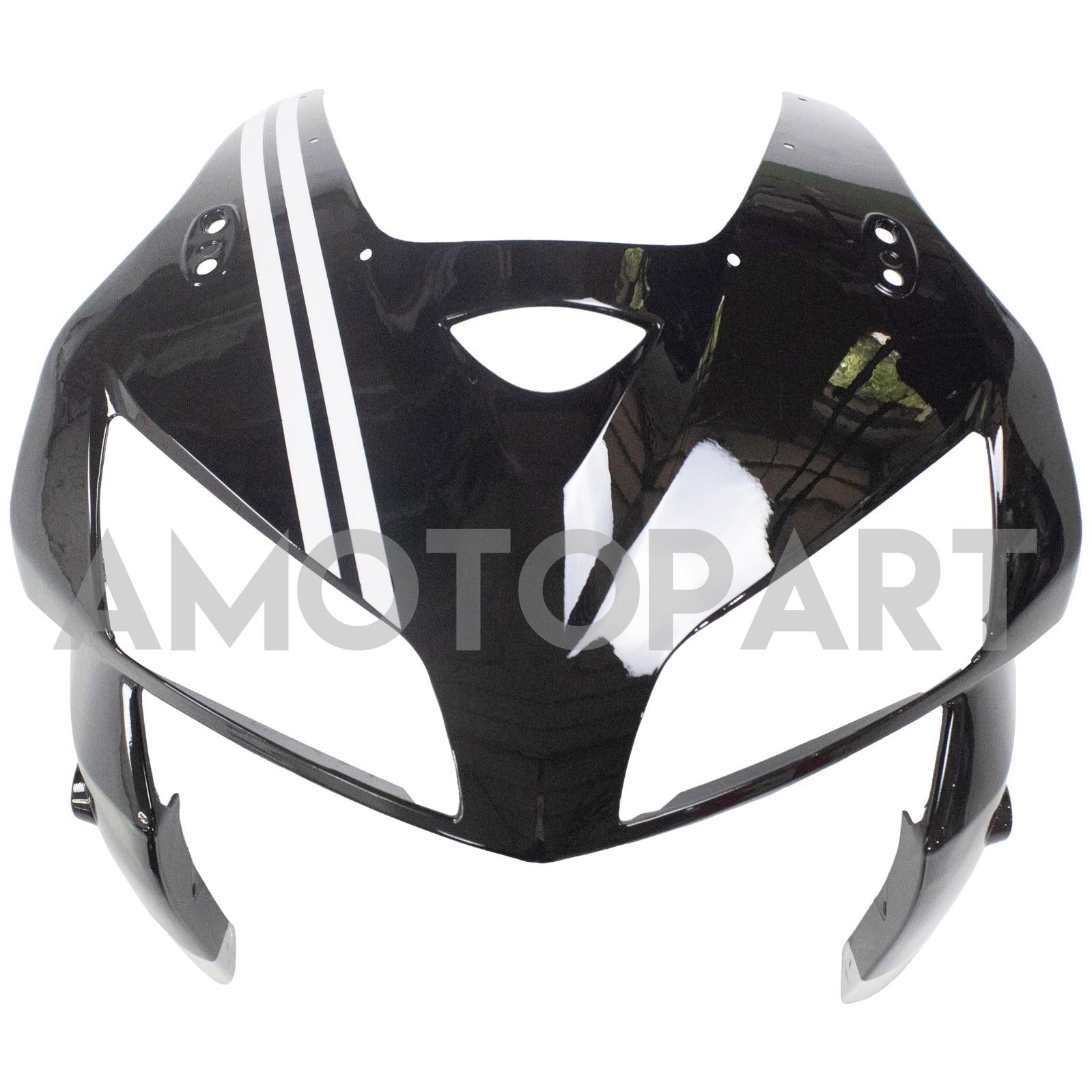 Amotopart 2005-2006 Honda CBR600RR Black & White Fairing Kit