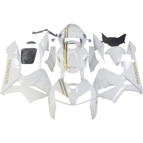 Amotopart 2005 2006 Honda CBR600RR White&Gold Fairing Kit