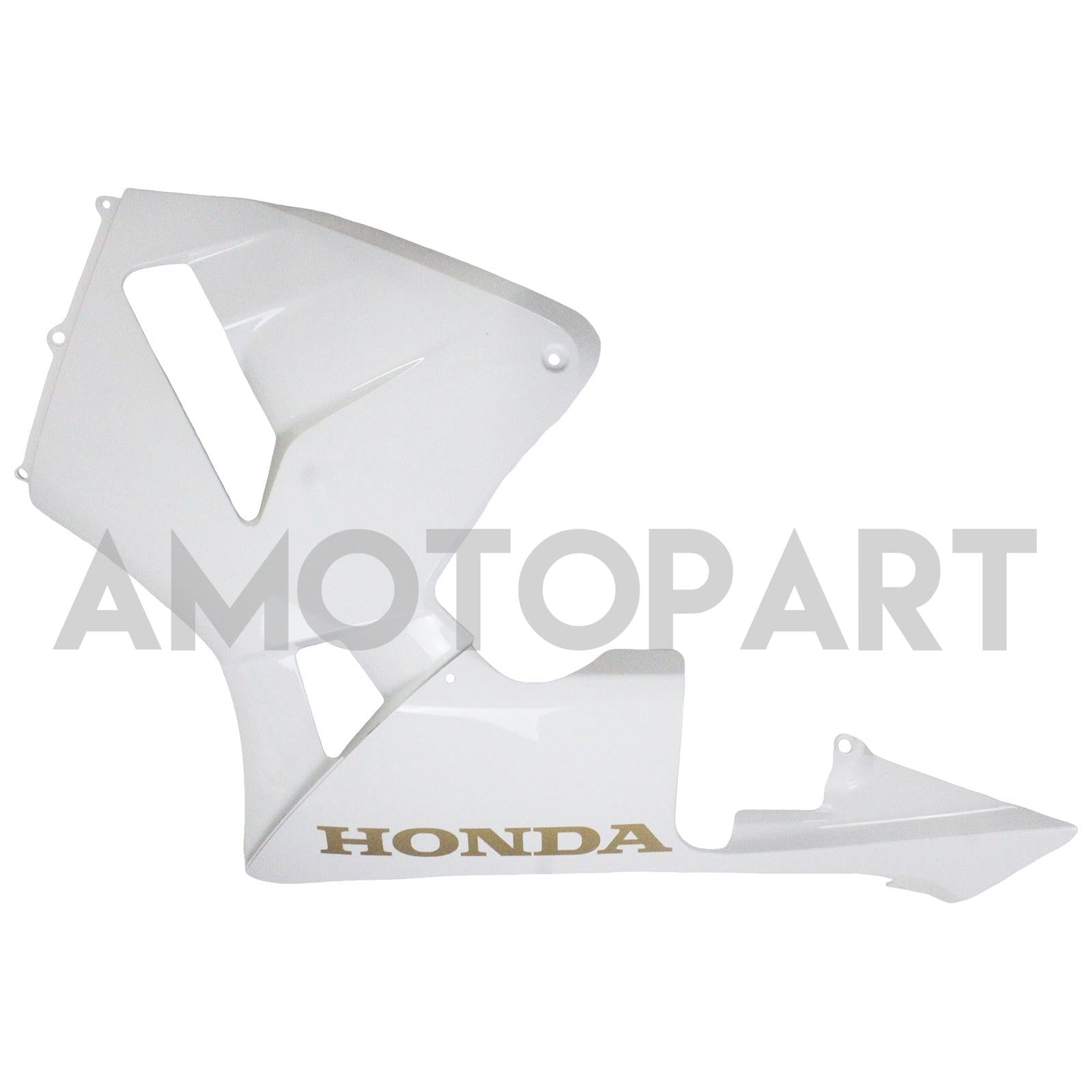 Amotopart 2005 2006 Honda CBR600RR White&Gold Fairing Kit