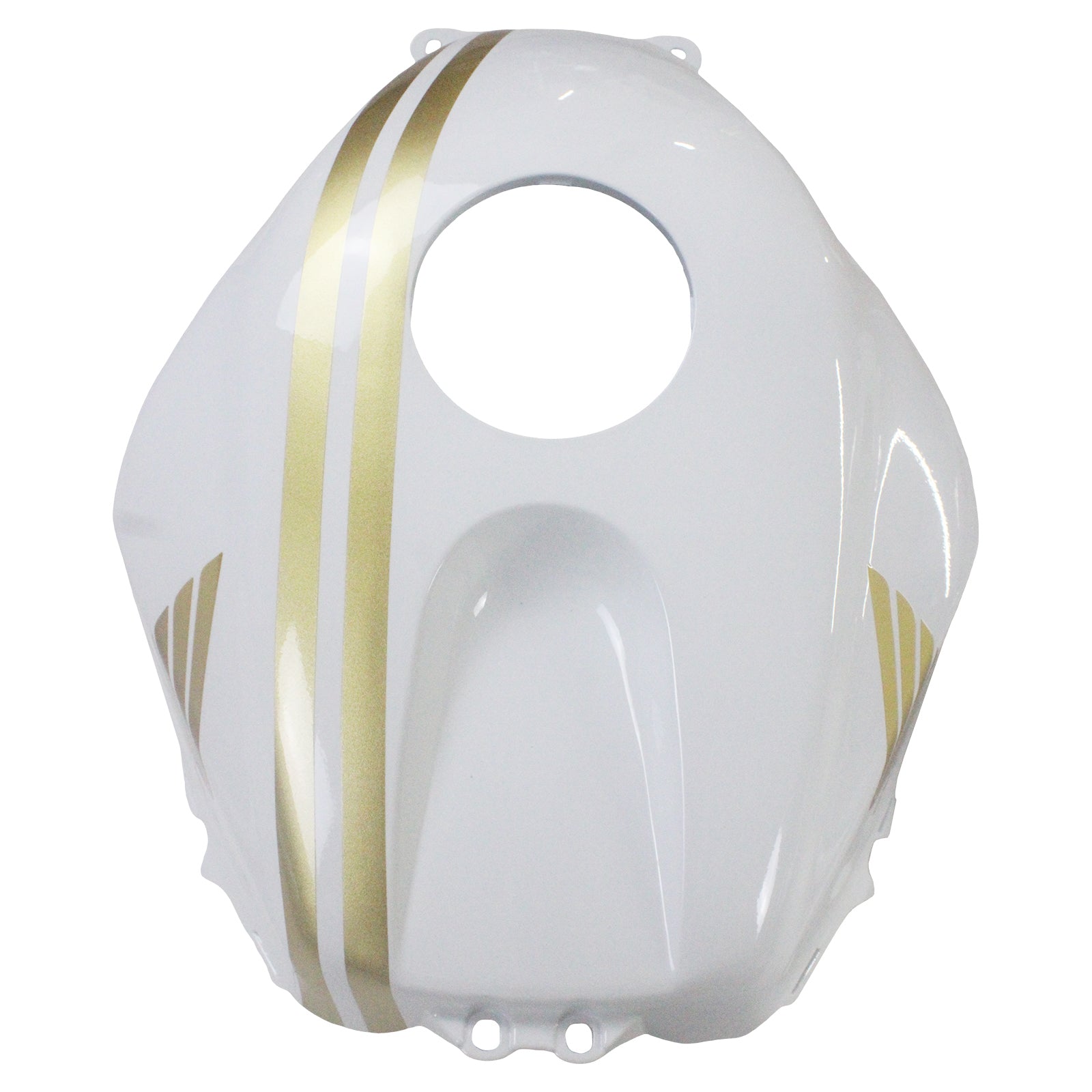 Amotopart 2005 2006 Honda CBR600RR White&Gold Fairing Kit