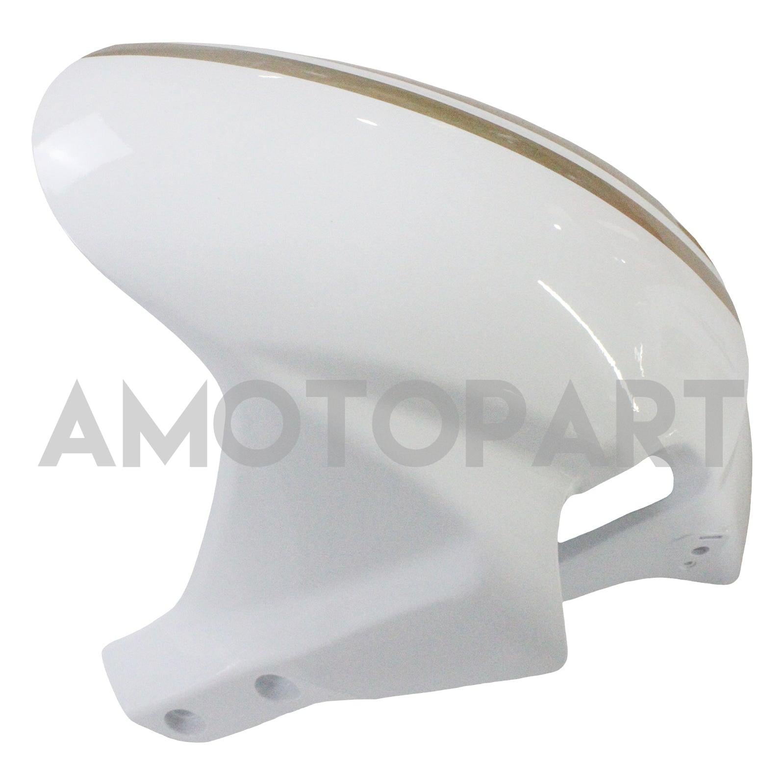 Amotopart 2005 2006 Honda CBR600RR White&Gold Fairing Kit