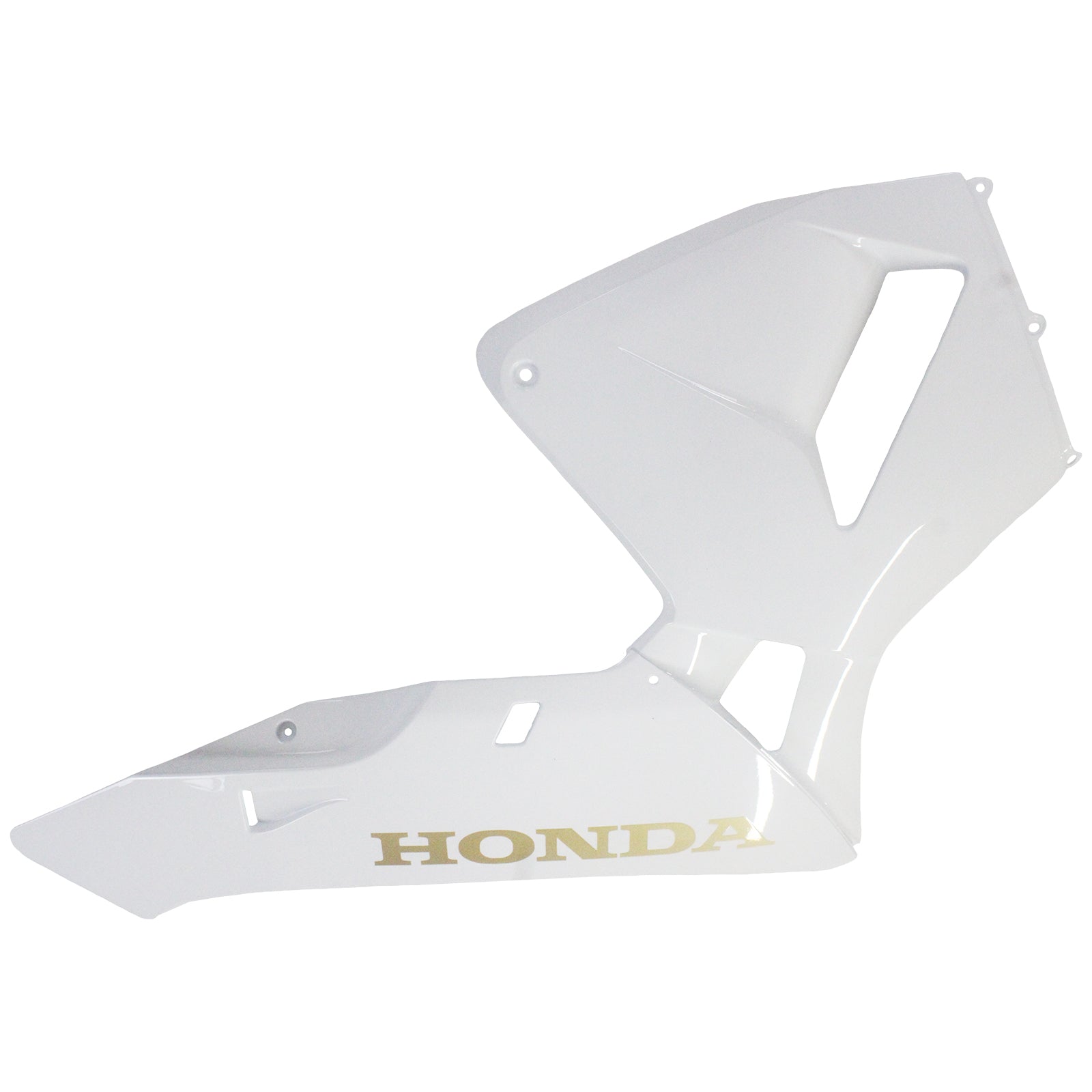 Amotopart 2005 2006 Honda CBR600RR White&Gold Fairing Kit