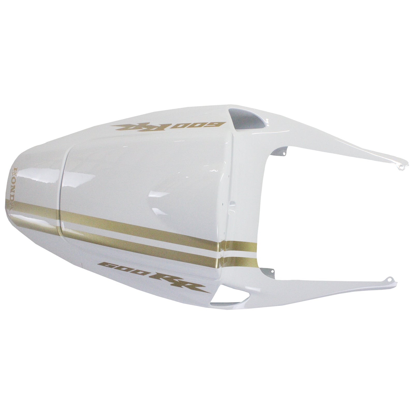 Amotopart 2005 2006 Honda CBR600RR White&Gold Fairing Kit