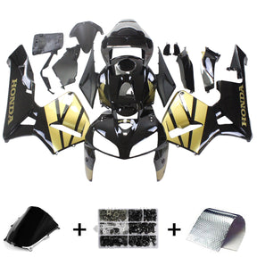 Kit carena Amotopart 2005-2006 Honda CBR600RR nero e oro