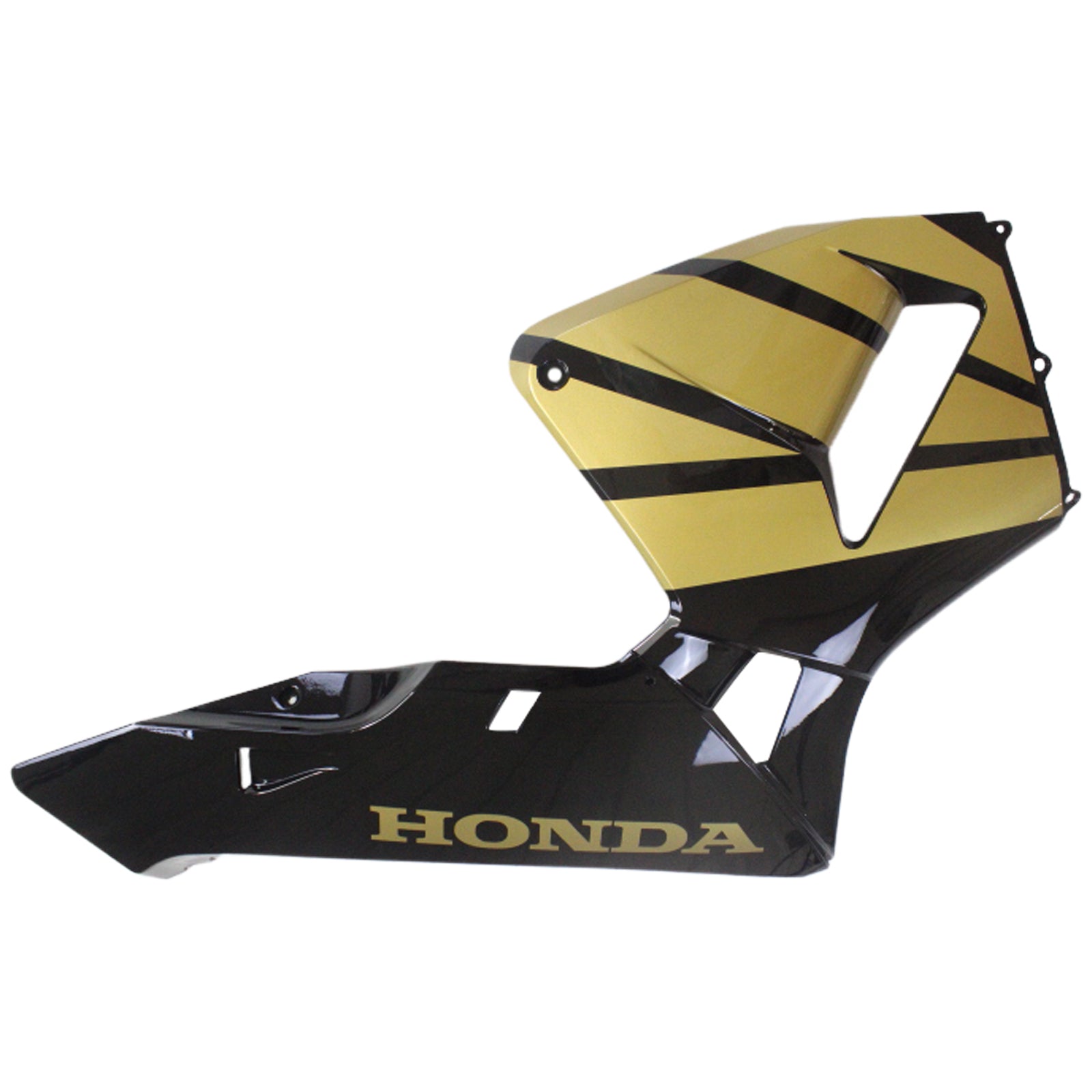Amotopart 2005–2006 Honda CBR600RR Verkleidungsset in Schwarz und Gold