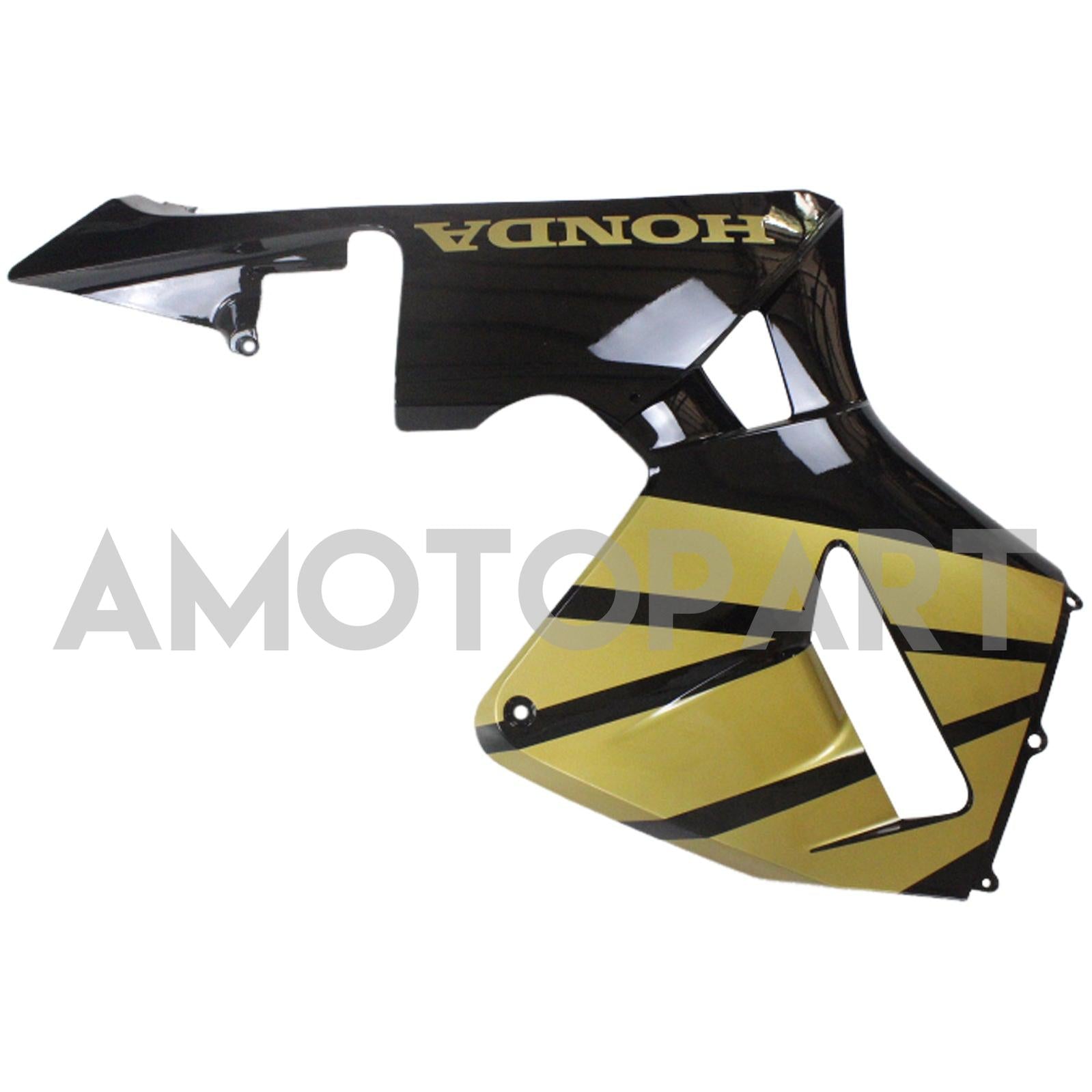 Amotopart 2005-2006 Honda CBR600RR FAIRION BLACK & GOLD KIT