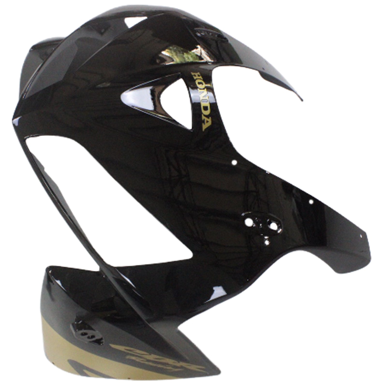 Amotopart 2005–2006 Honda CBR600RR Verkleidungsset in Schwarz und Gold