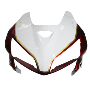 Amotopart 2005 2006 Honda CBR600RR Kit de carenado rojo y blanco