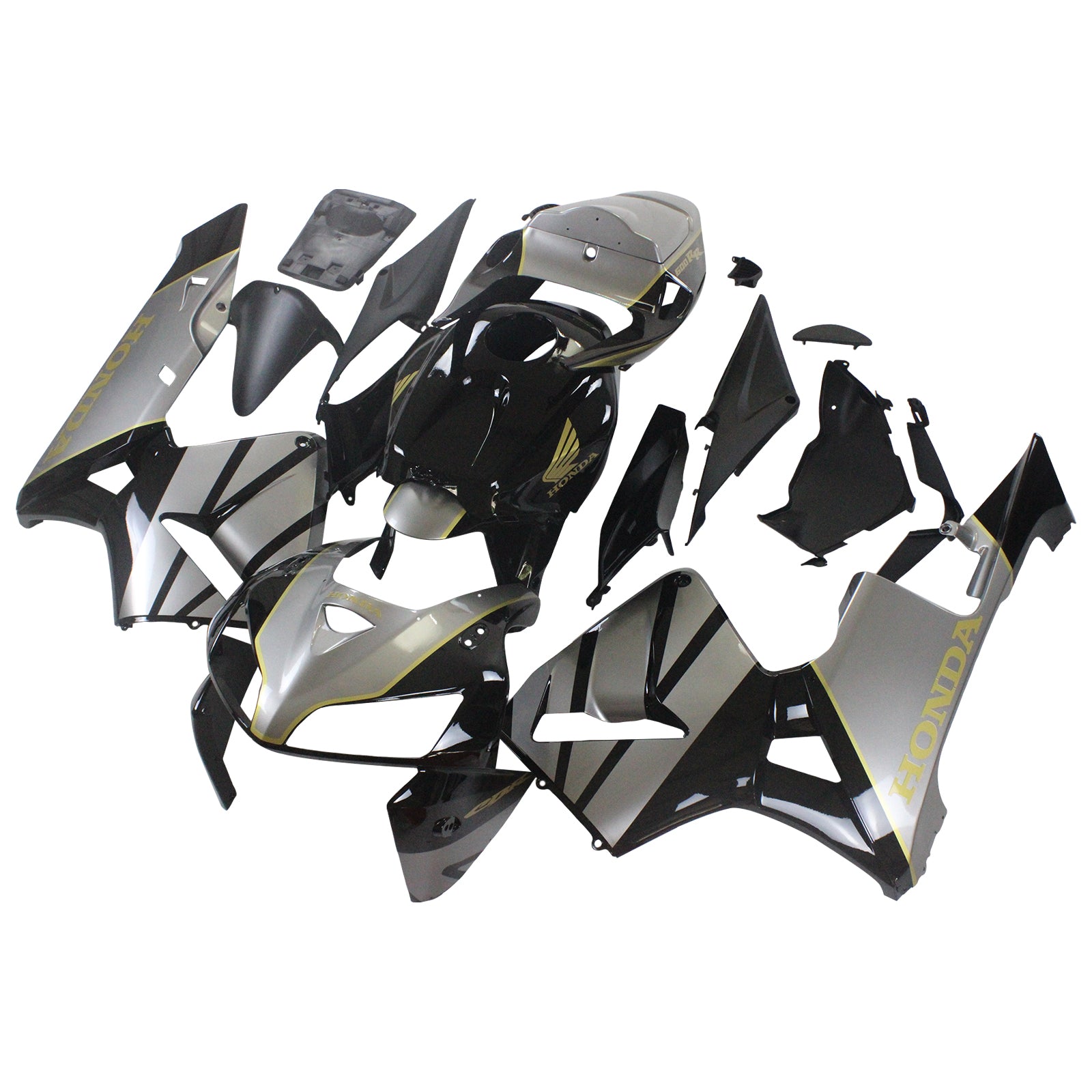 Amotopart 2005 2006 Honda Grey&Black CBR600RR Fairing Kit