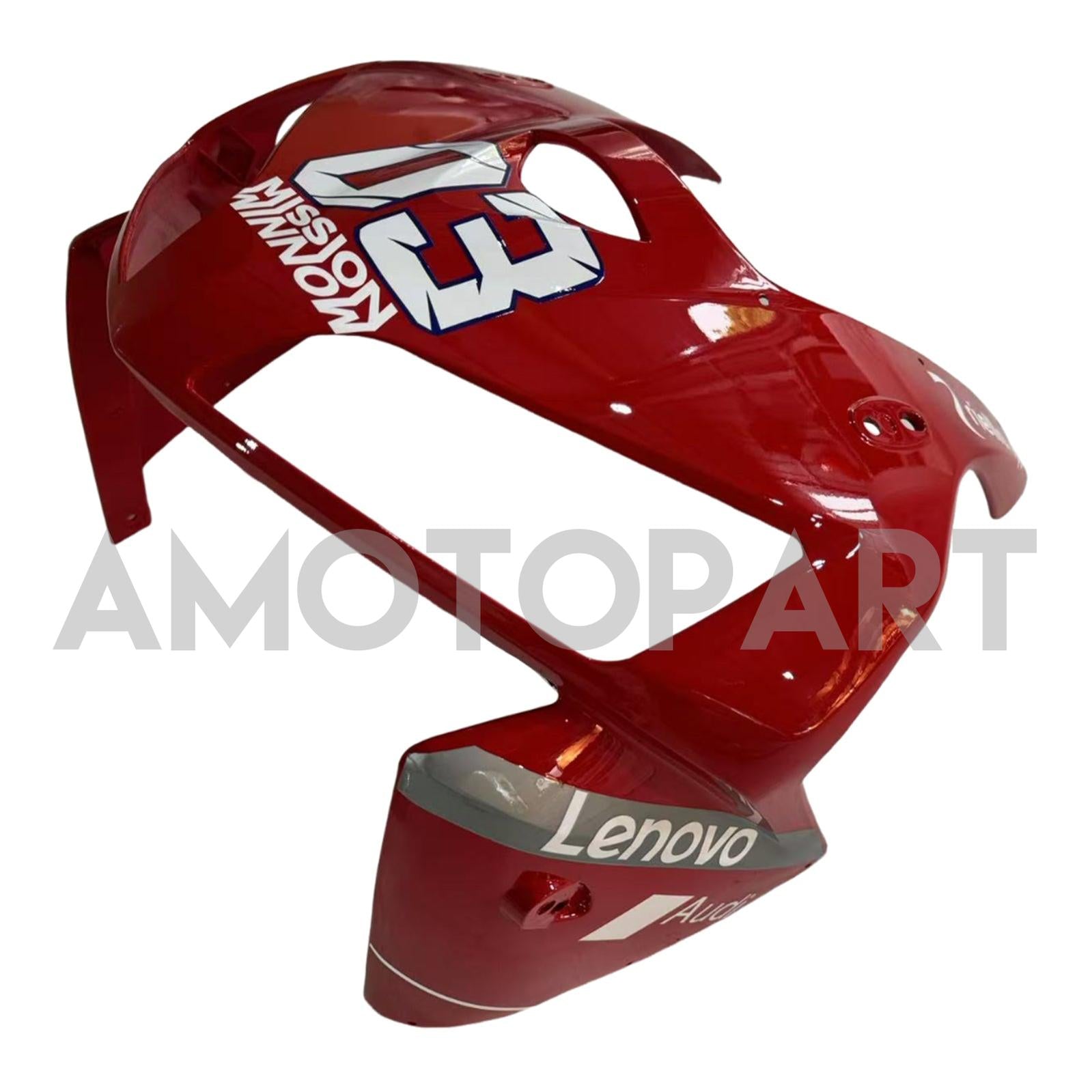 Amotopart 2005-2006 Honda CBR600RR Red Black with White Logo Fairing Kit