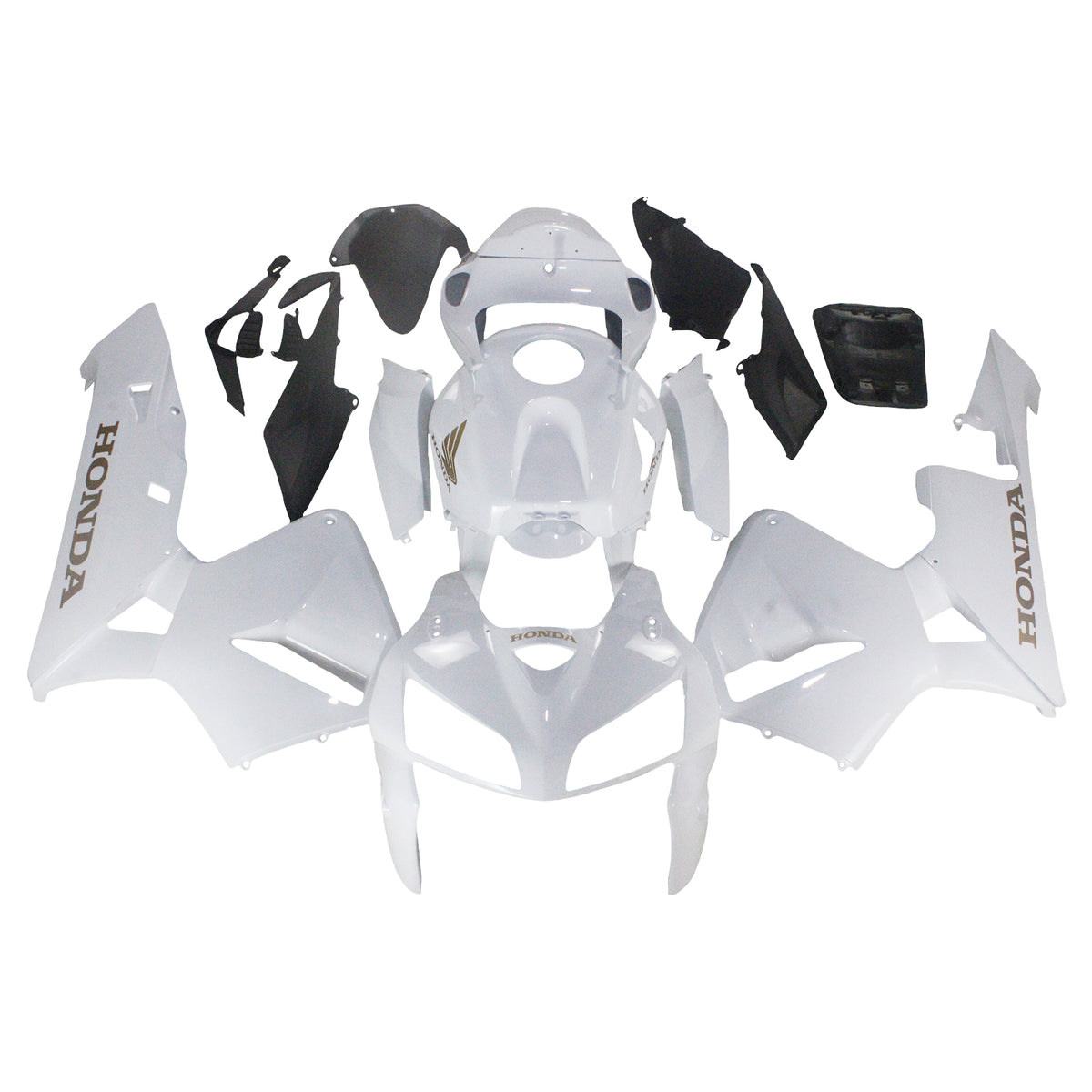 Amotopart 2005-2006 Honda CBR600RR White Fairing Kit