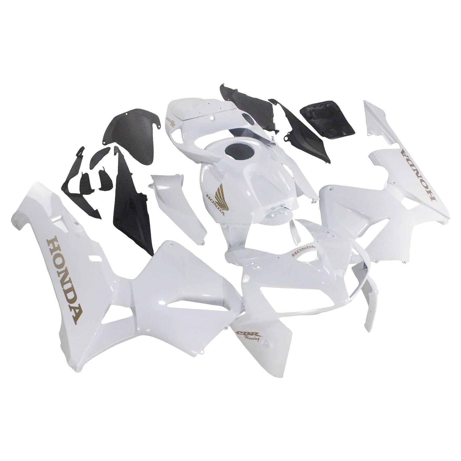 Amotopart 2005-2006 Honda CBR600RR White Fairing Kit