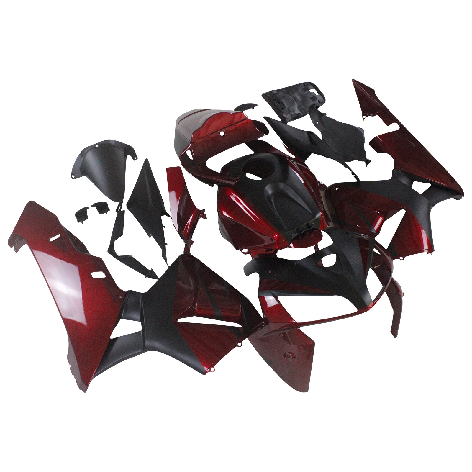 Amotopart 2005-2006 Honda CBR600RR Red Black Fairing Kit