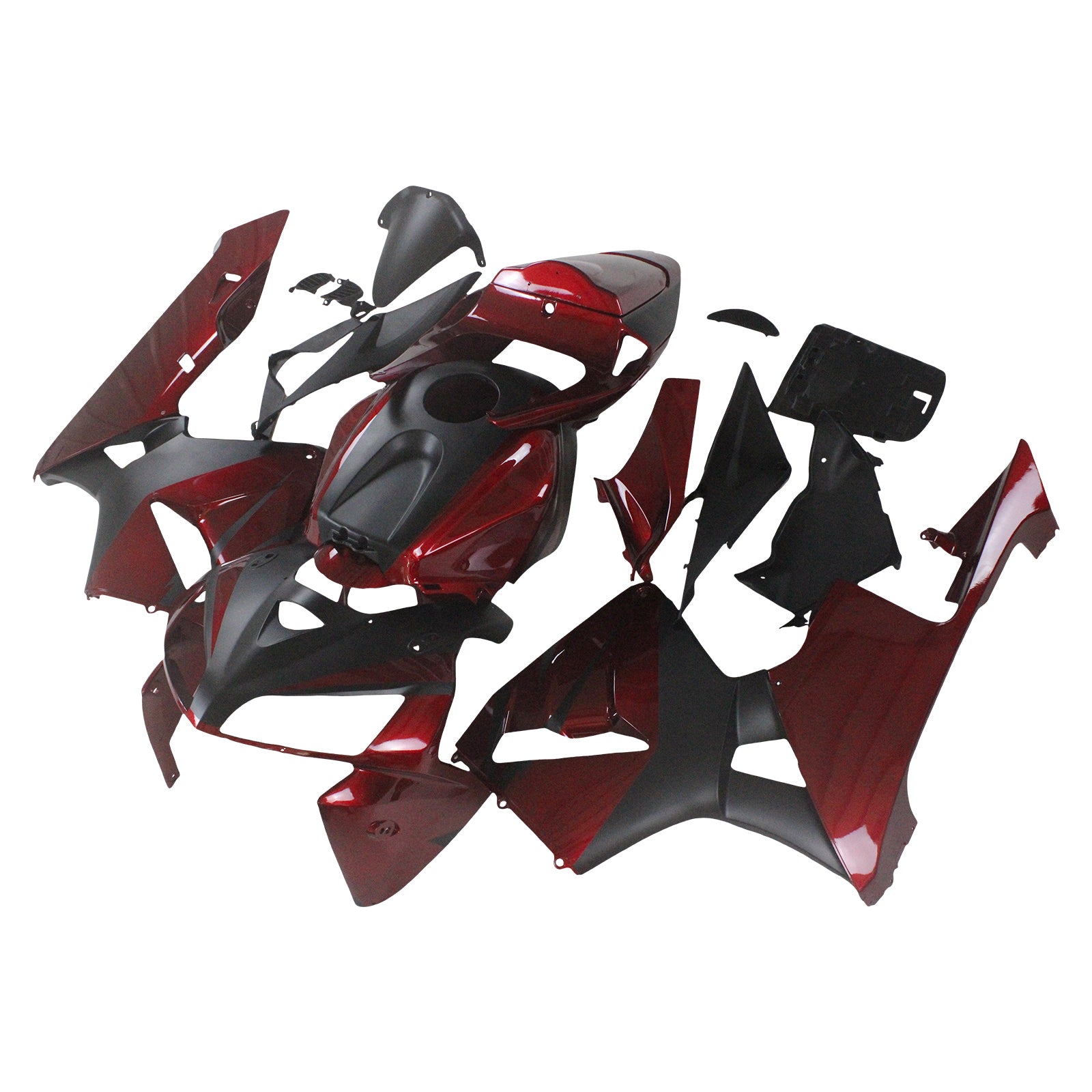 Amotopart 2005-2006 Honda CBR600RR Red Black Fairing Kit