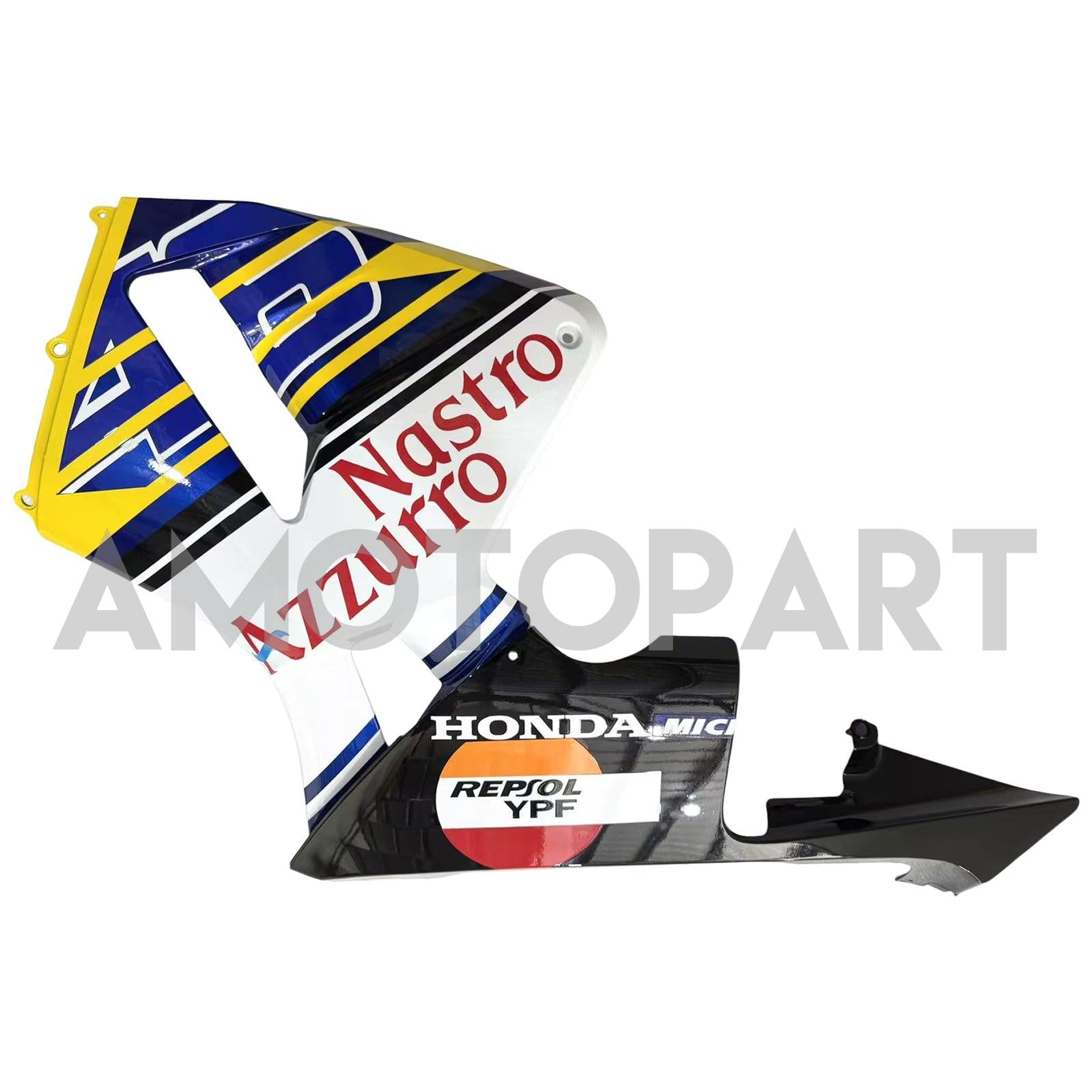Amotopart 2005-2006 Honda CBR600RR Yellow Blue Fairing Kit