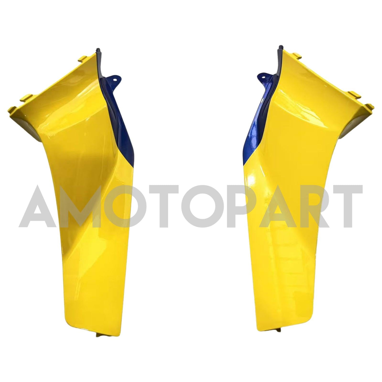 Amotopart 2005-2006 Honda CBR600RR Yellow Blue Fairing Kit