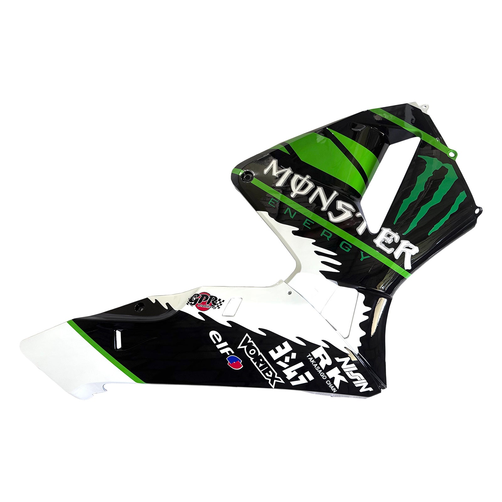 Amotopart 2005-2006 Honda CBR600RR White Black Green Fairing Kit