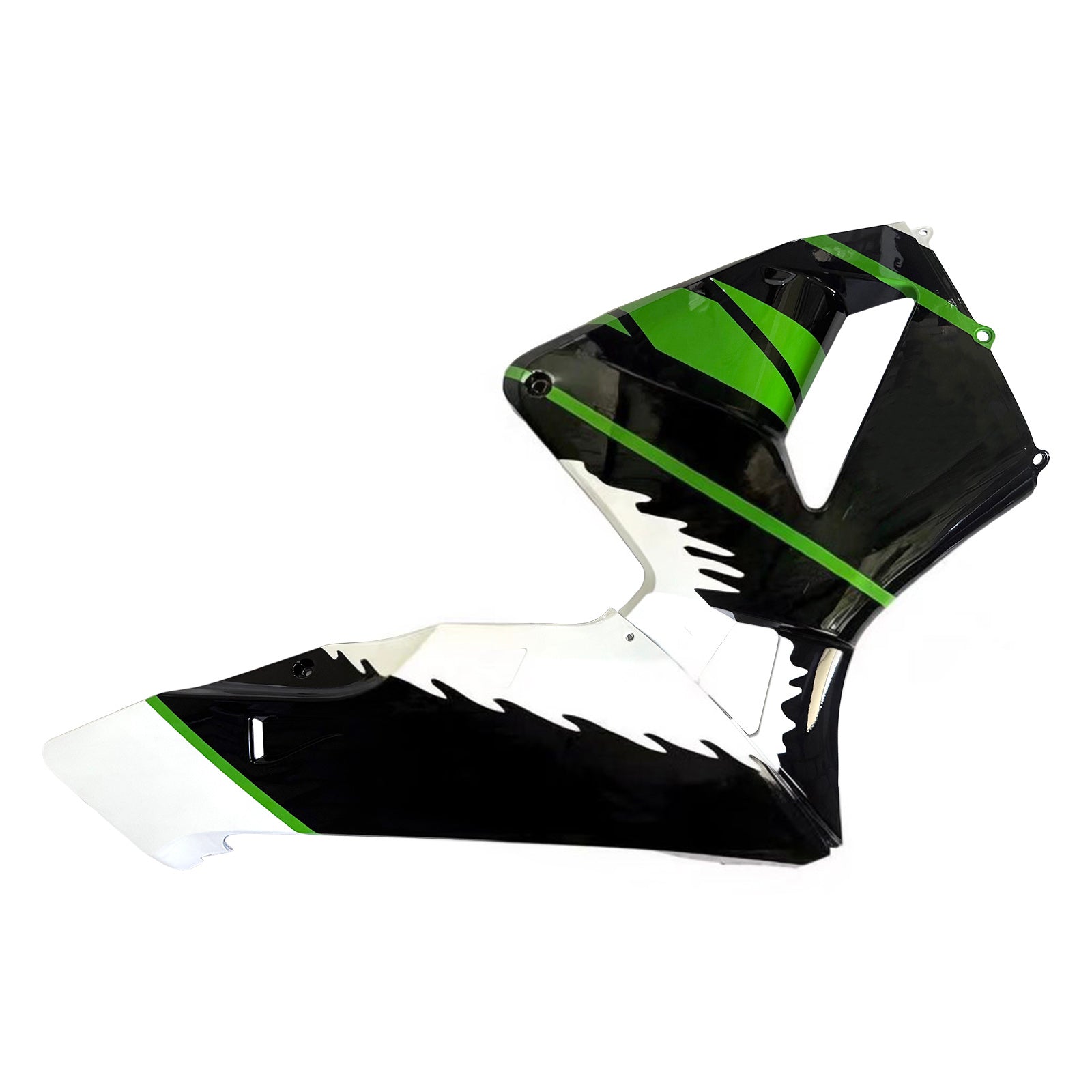 Amotopart 2005-2006 Honda CBR600RR White Black Green Fairing Kit