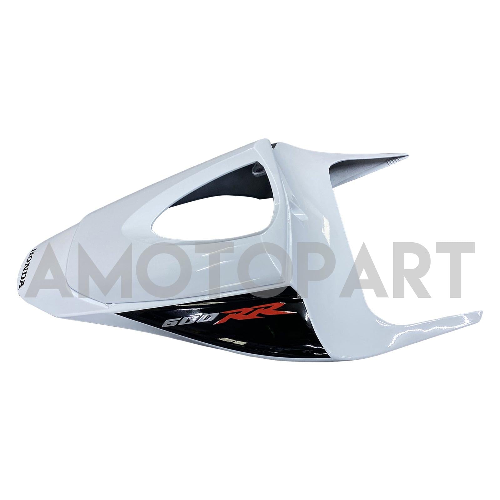 Amotopart Honda 2007-2008 CBR600RR White Black Fairing Kit