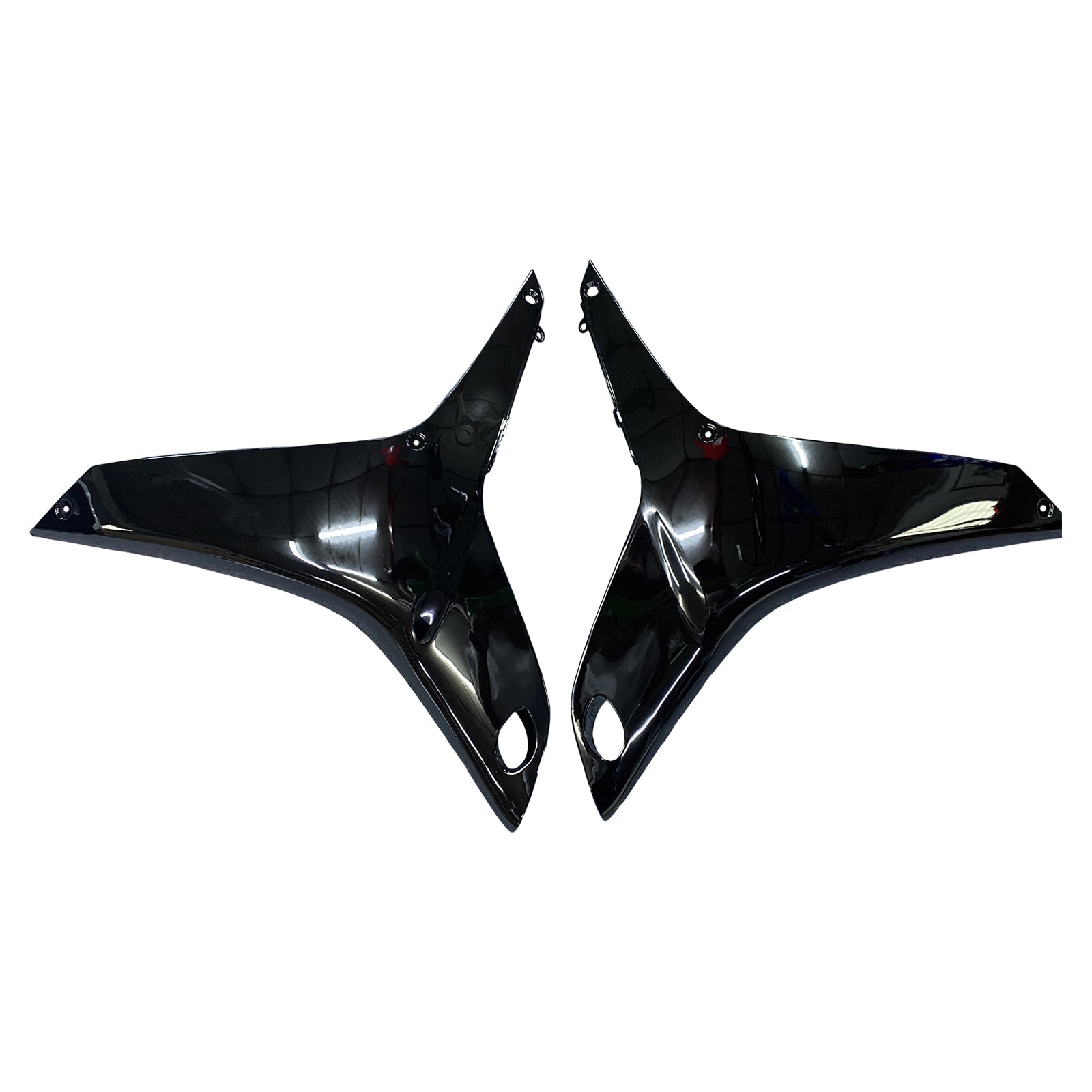 Amotopart Honda 2007–2008 CBR600RR Weiß Schwarz Verkleidungsset