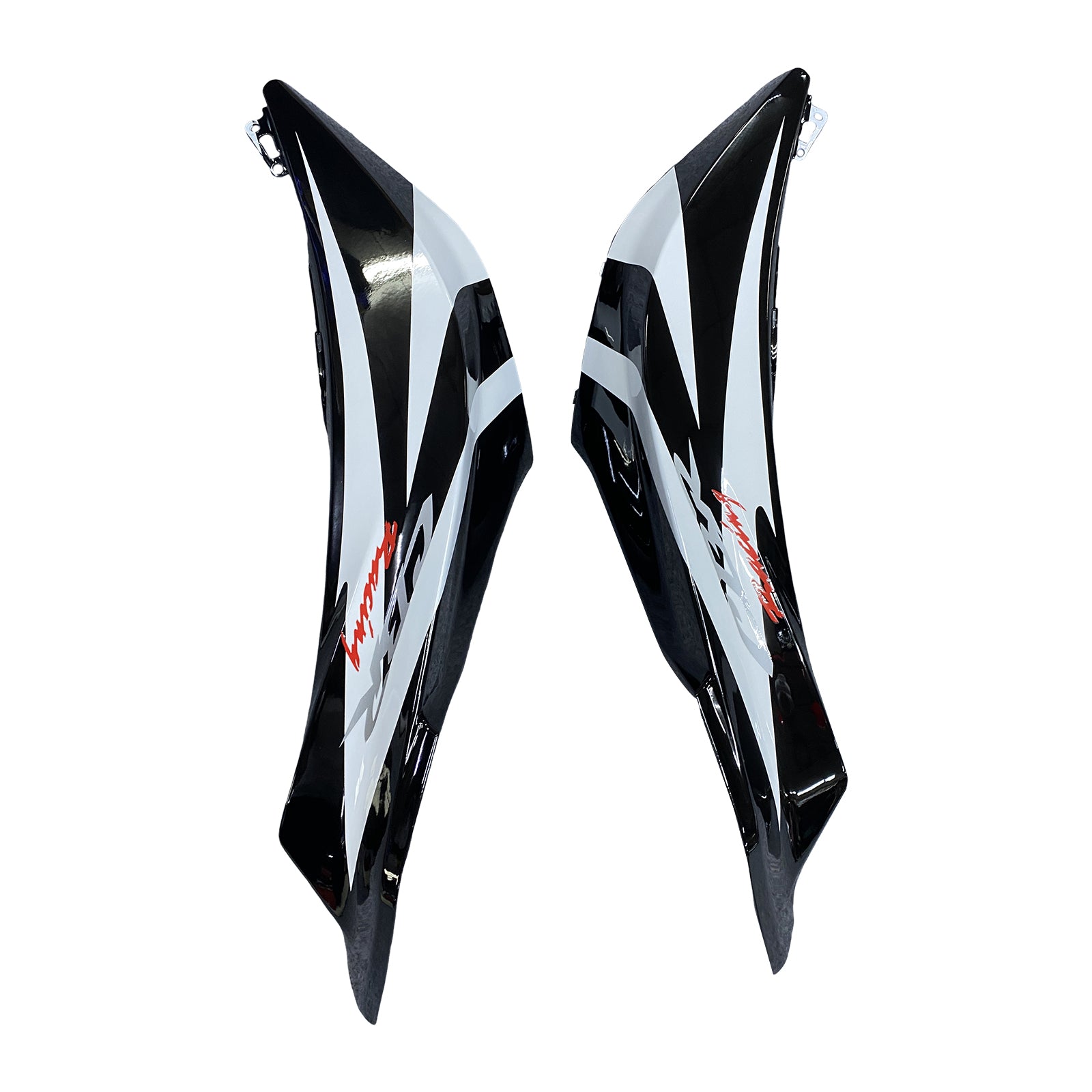 Amotopart Honda 2007–2008 CBR600RR Weiß Schwarz Verkleidungsset