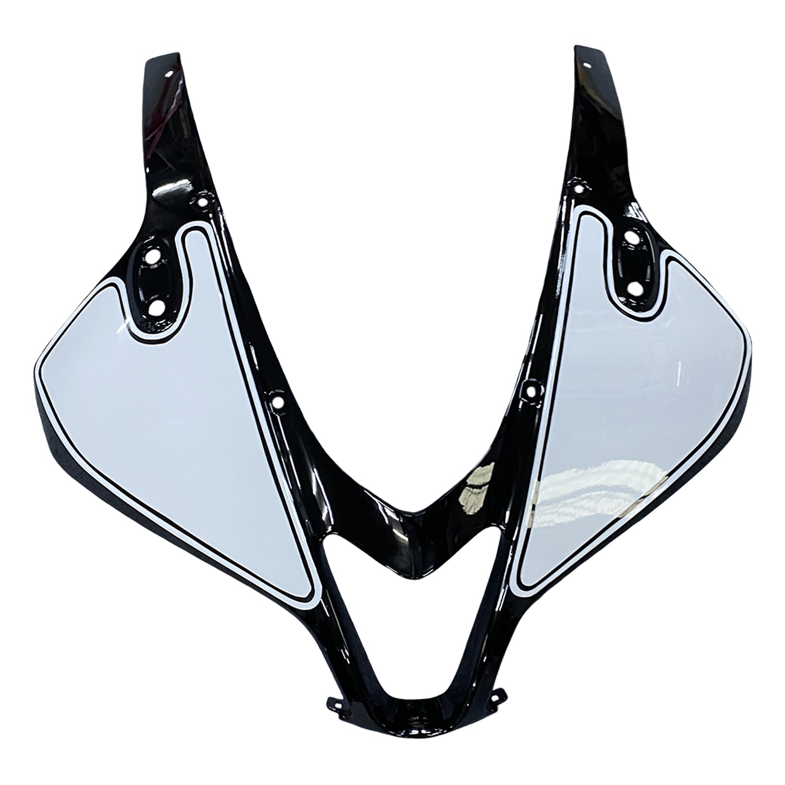 Amotopart Honda 2007–2008 CBR600RR Weiß Schwarz Verkleidungsset