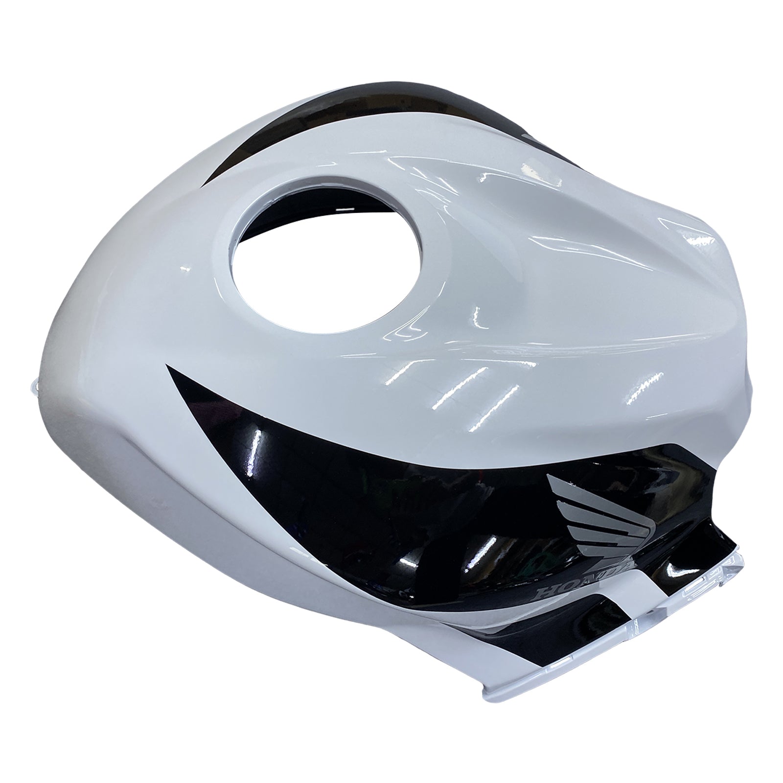 Amotopart Honda 2007–2008 CBR600RR Weiß Schwarz Verkleidungsset