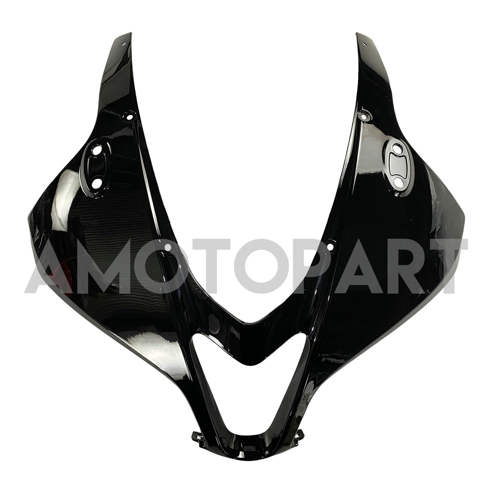 Amotopart 2007-2008 Honda CBR600 Fairing Gloss Black & Grey Kit